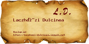 Laczházi Dulcinea névjegykártya